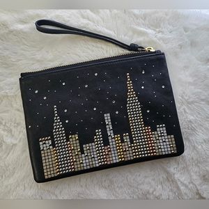 kate spade Glitzy Ritzy Skyline wristlet